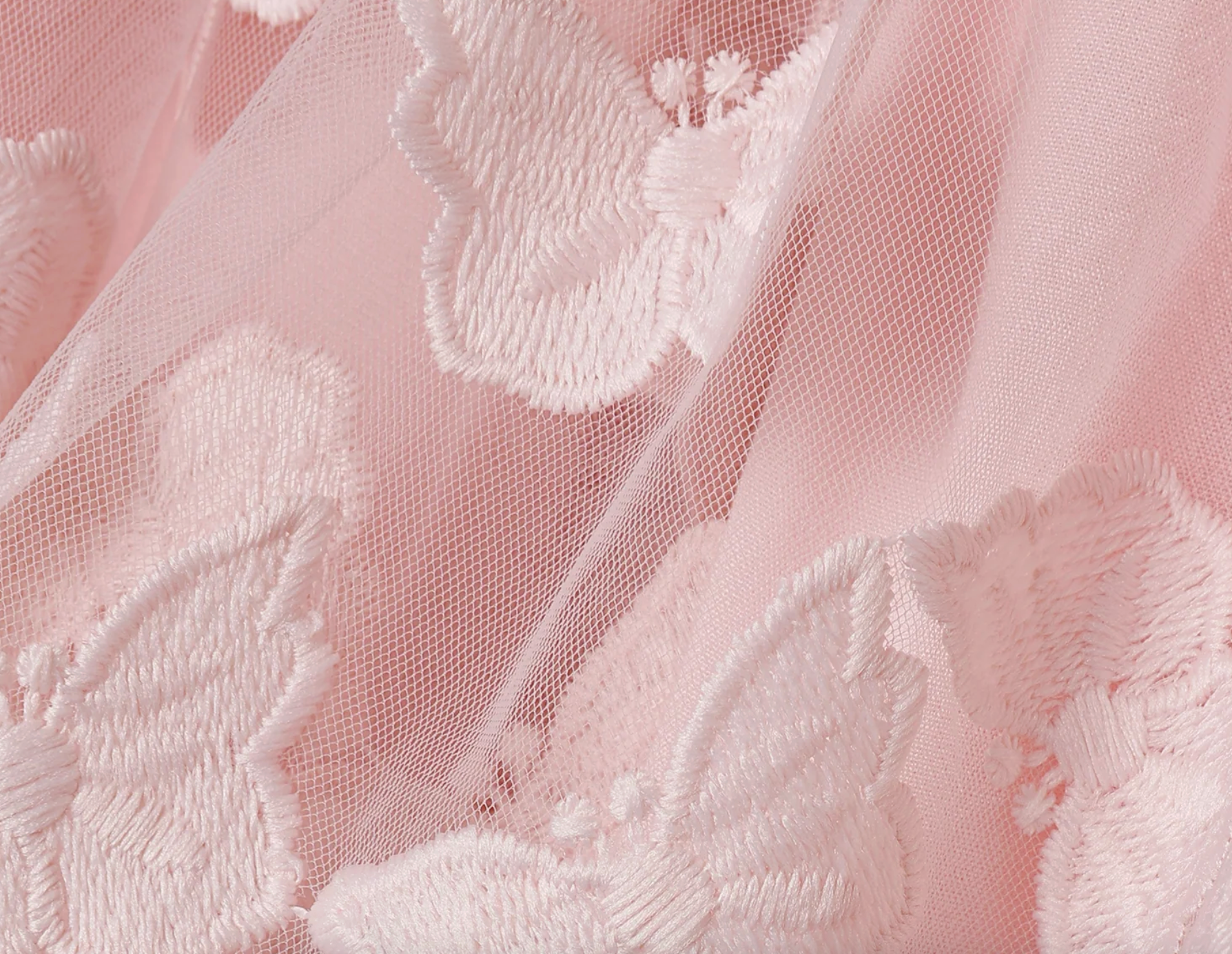 Girls Pippa Dress by Noralee in cotton candy pink with butterfly details, perfect for a charming and comfortable look.