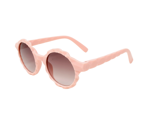 Round prism sunglasses for kids by Tiny Treat and Zomi Gems, featuring colorful, reflective lenses and a playful frame design.