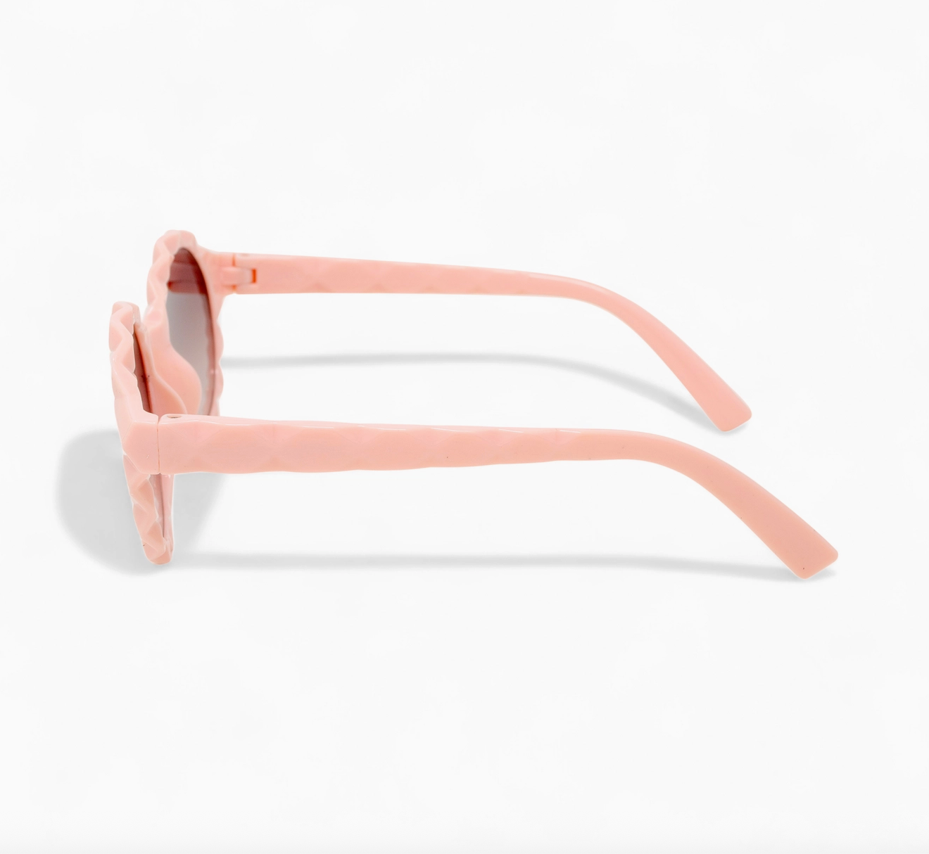 Round prism sunglasses for kids by Tiny Treat and Zomi Gems, featuring colorful, reflective lenses and a playful design.
