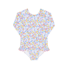 Load image into Gallery viewer, Girls Jasmine Blossom Rashguard One Piece
