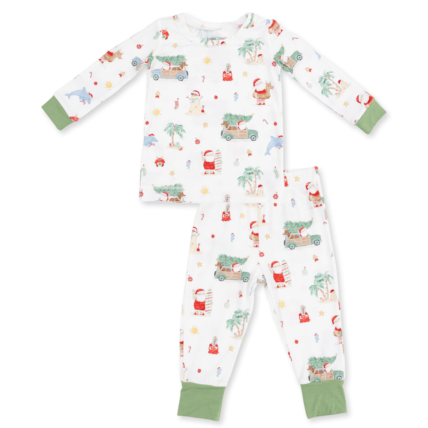 Beach Christmas Long Sleeve Loungewear Set