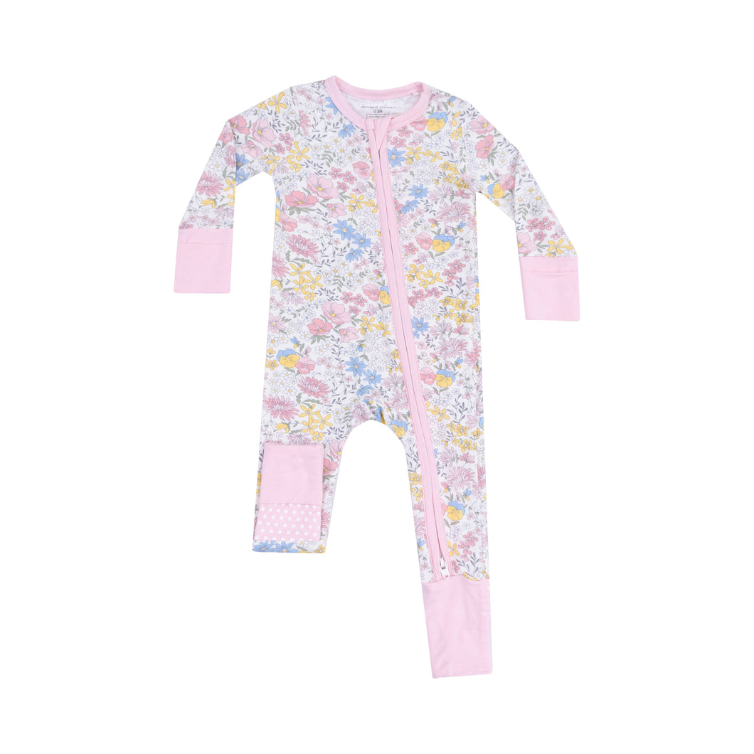 Viola Floral 2 Way Zipper Romper