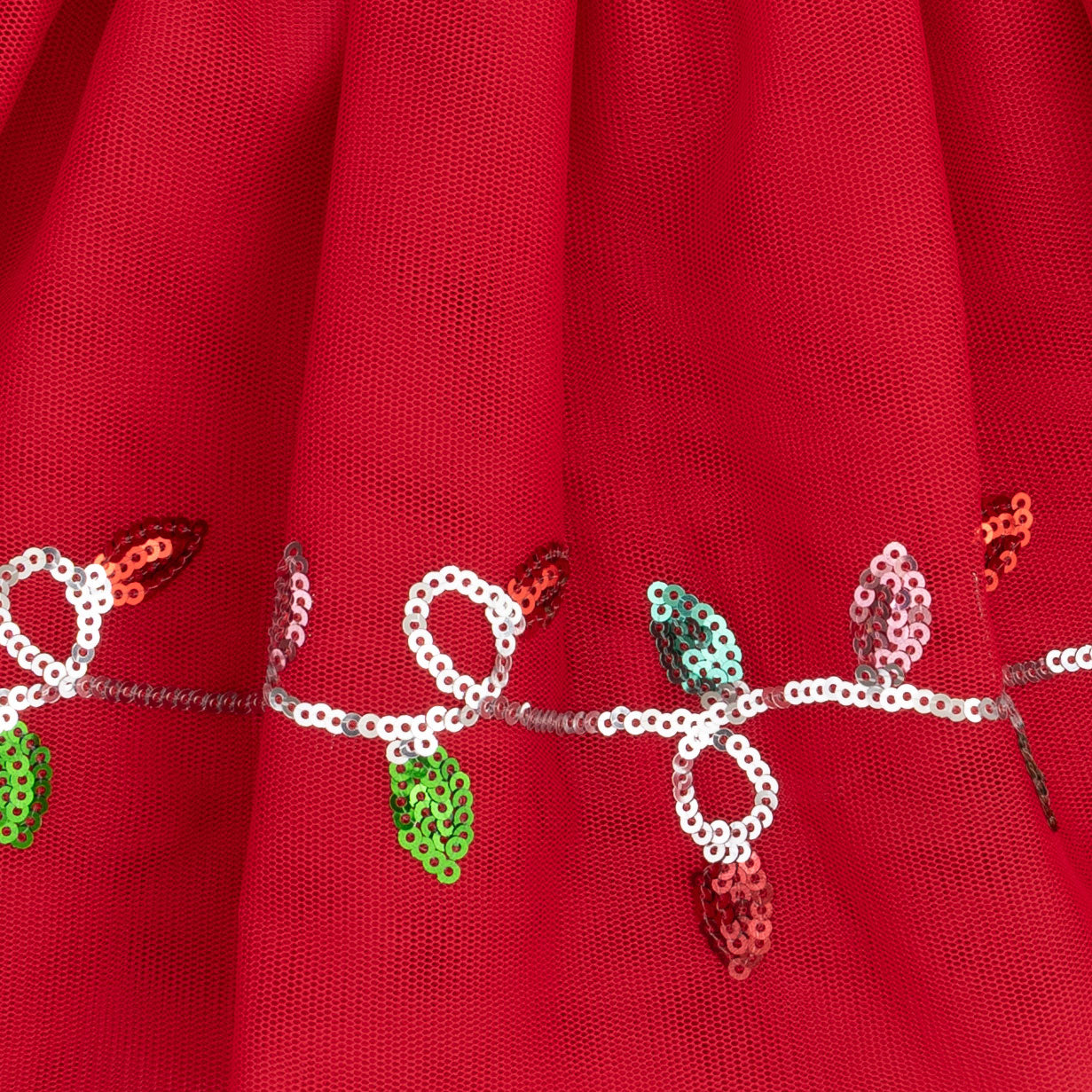 Christmas Lights Merry Tutu Skirt With Bike Shorts