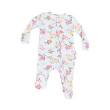 Load image into Gallery viewer, Cute Hummingbirds 2 Way Zipper Ruffle Back Footie
