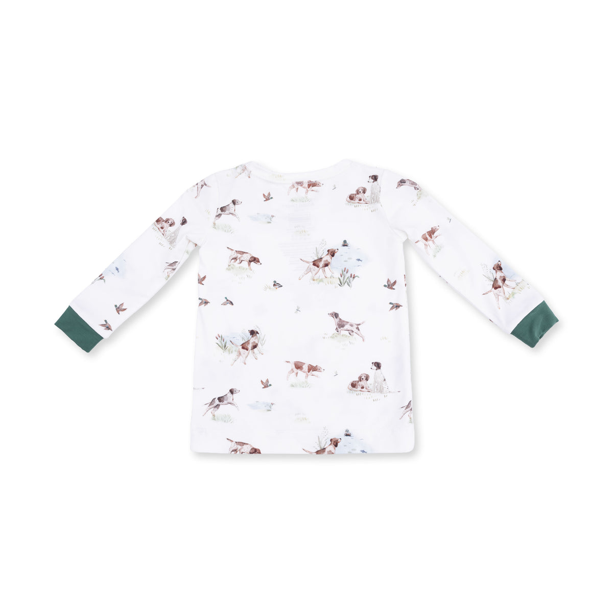 Kids Pointer Pups and Duck Buddies Long Sleeve Lounge Set