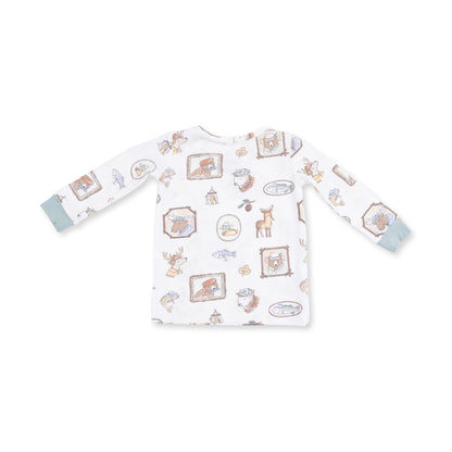 Kids Woodson's Family Cabin Long Sleeve Loungewear Set