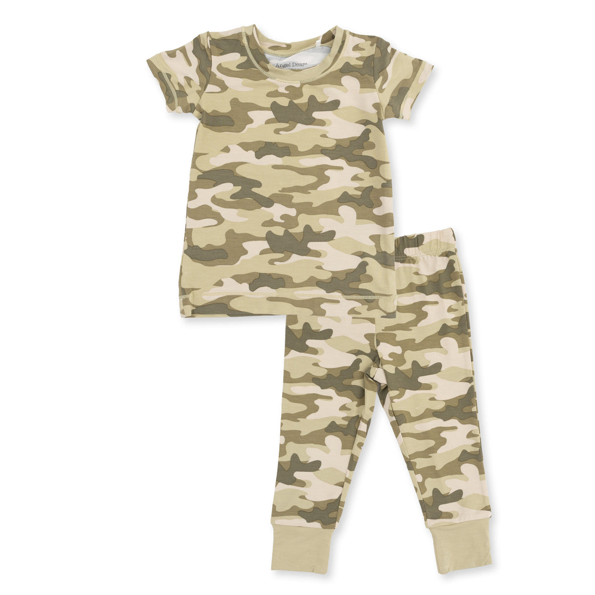 Kids Camo Short Sleeve Loungewear Set