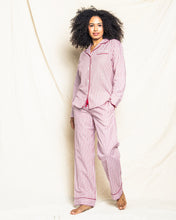 Load image into Gallery viewer, Women&#39;s Antique Red Ticking Pj Set **Preorder**

