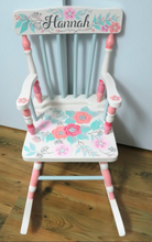 Load image into Gallery viewer, ***CUSTOM*** Hand Painted Rocking Chair
