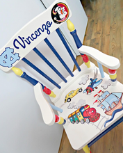 Load image into Gallery viewer, ***CUSTOM*** Hand Painted Rocking Chair
