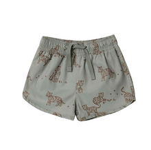Load image into Gallery viewer, Boys Swim Trunk - Tiger Print
