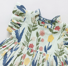 Load image into Gallery viewer, Girls Jennifer Dress by Pink Chicken - Paper Floral
