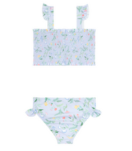 Load image into Gallery viewer, Girls Bay Lavender Flora Smocked One Piece
