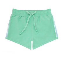 Load image into Gallery viewer, Boys Abaco Green with Side Stripe Boardie
