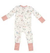 Load image into Gallery viewer, 2-Way Ruffle Zip Romper Floral Print
