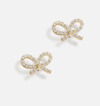 Load image into Gallery viewer, Greatest Gift 18K Gold Kids Bow Earrings
