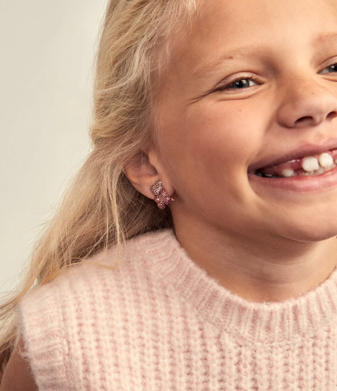 Colorful Sugar Rush Kids clip-on earrings set by Bauble Bar featuring playful, vibrant jewelry designed for children.