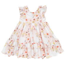 Load image into Gallery viewer, Girls Judith Dress Rabbit Garden Print by Pink Chicken - Easter Collection
